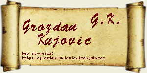 Grozdan Kujović vizit kartica